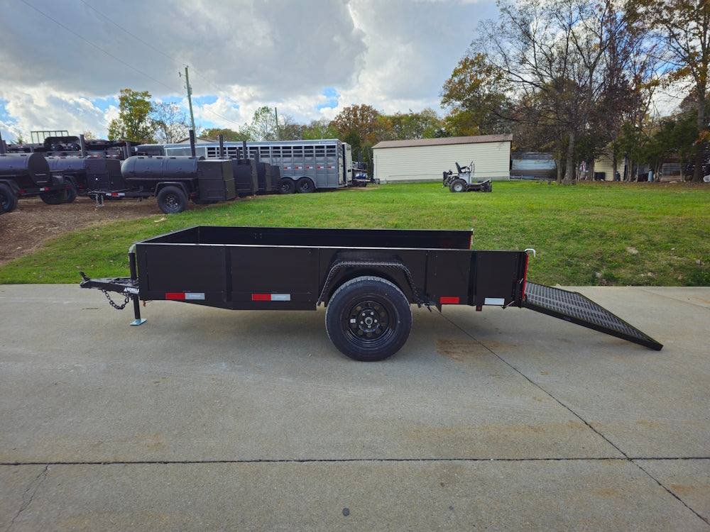 5′ X 10′ Utility Trailer Straight Deck 18″ Sides Tall Gate image 14