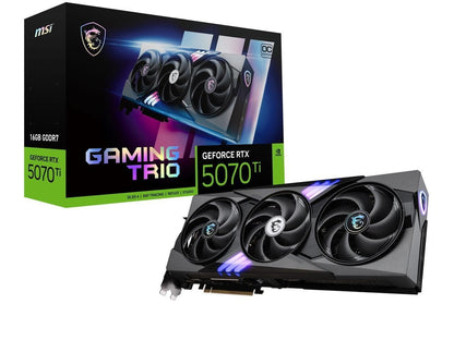 MSI Gaming GeForce RTX 5070 Ti 16GB GDDR7 PCI Express 5.0 Graphics Card RTX 5070 Ti 16G GAMING TRIO OC image 2