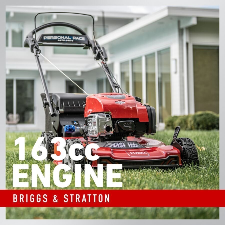 Toro Recycler with Personal Pace 22-in Gas Self-propelled lawn mower with 163-cc Briggs and Stratton Engine image 16