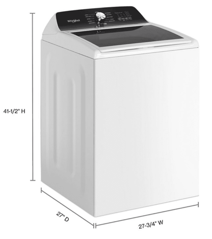 Whirlpool WTW5020SW 4.6 Cu. Ft. Top Load Impeller Washer image 1