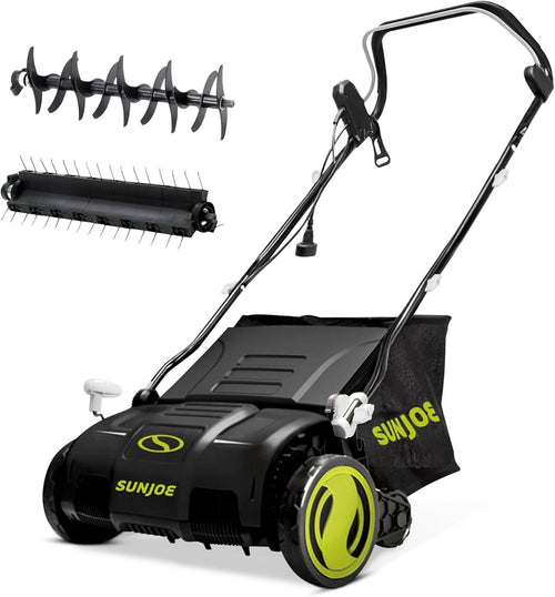 Sun Joe AJ805E 13A Electric Dethatcher & Scarifier, 15 in. image 0