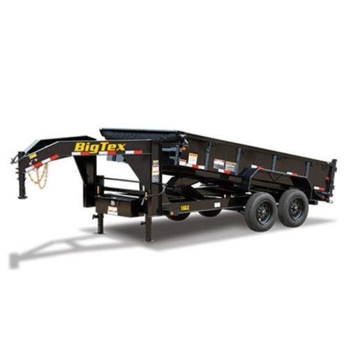 Big Tex Super Duty Tandem Axle Gooseneck Dump Trailer | 16GX image 0