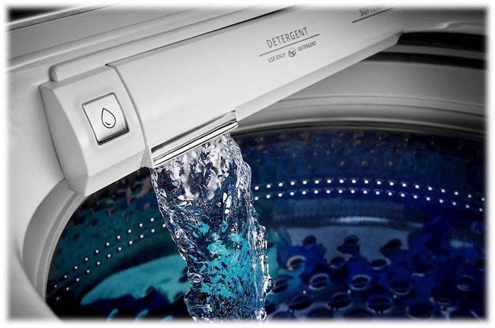 Maytag – 5.3 Cu. Ft. High Efficiency Smart Top Load Washer with Extra Power Button – White image 8