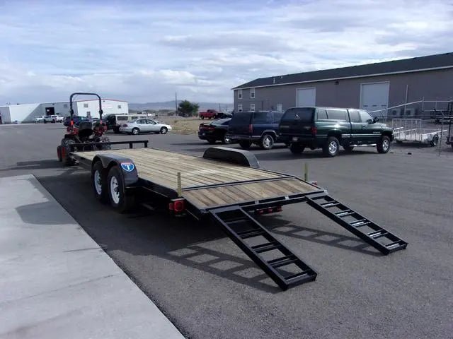 7 X 20 Carry-On Heavy Duty Equipment Trailer image 1