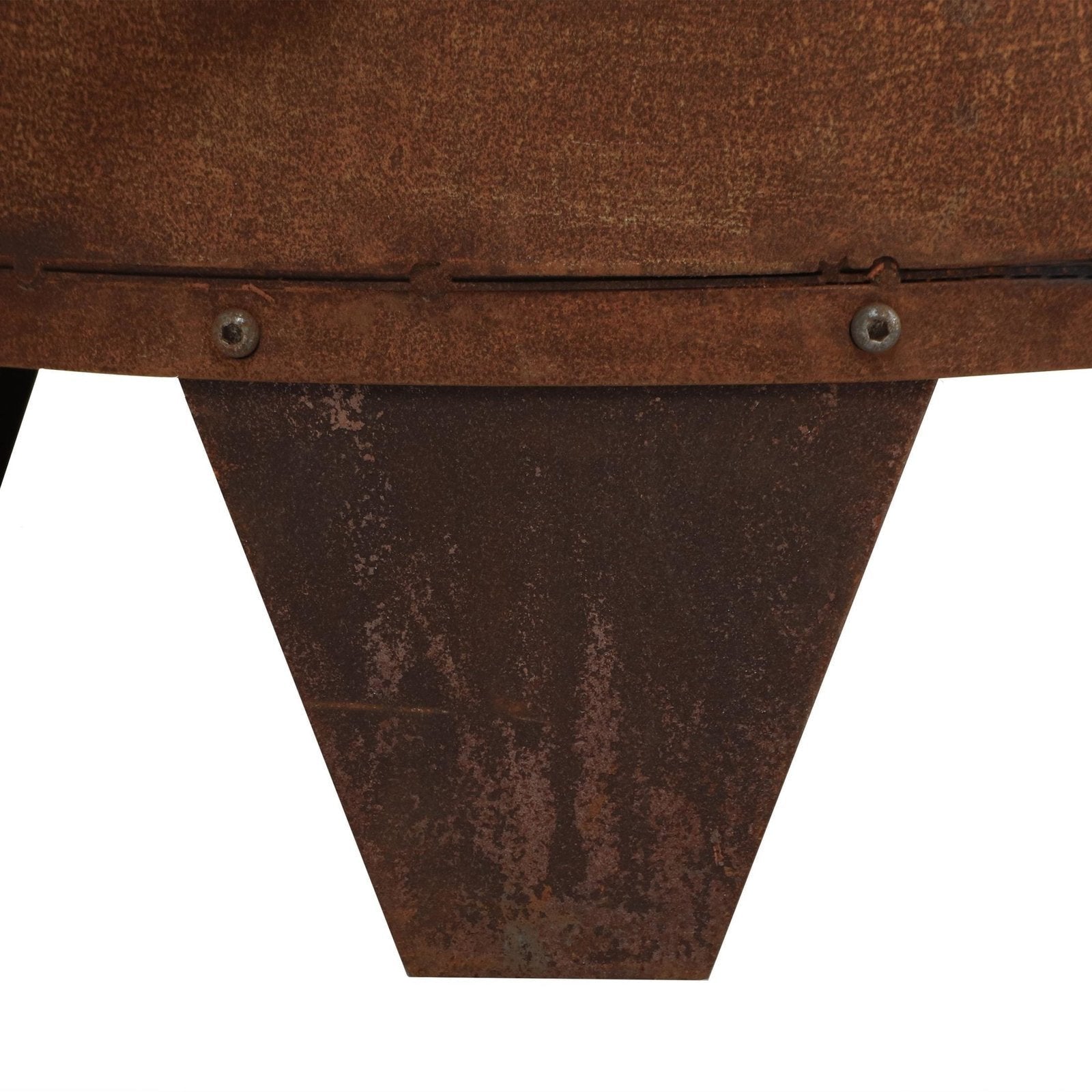 Sunnydaze 70″ Rust Patina Finish Steel Wood-Burning Chiminea with Spark Screen image 12