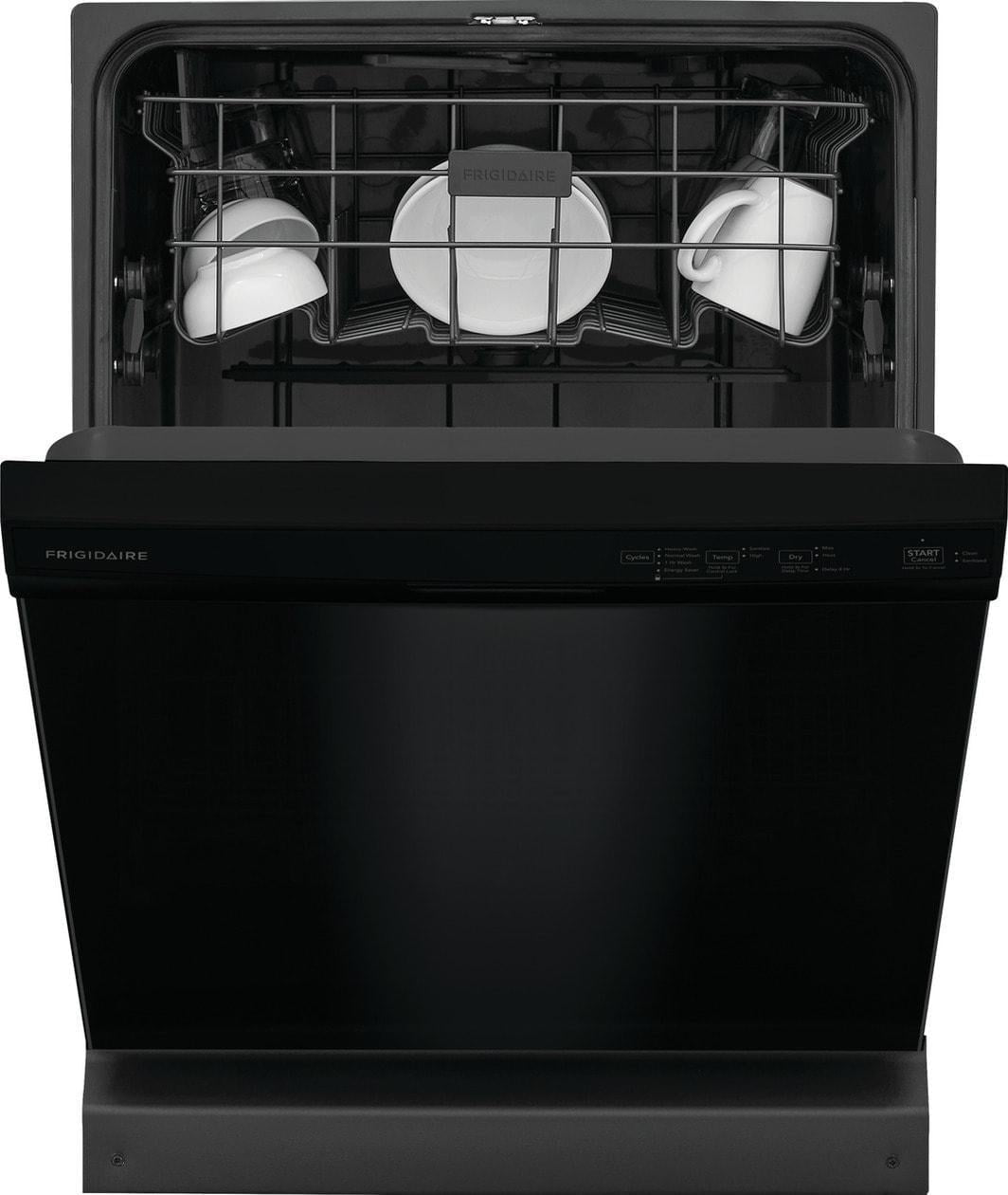 Frigidaire 24″ Built-In Dishwasher, Front Control, Black image 3