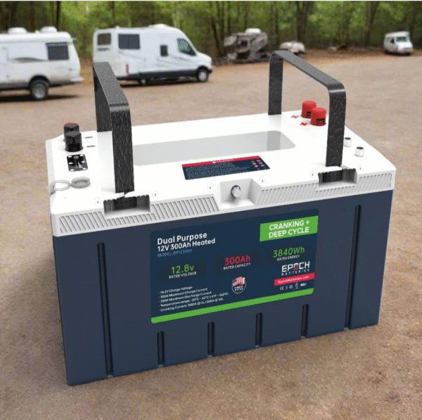 12V 300Ah – Group 8D – Cranking & Deep Cycle Lithium Battery (Dual Purpose) image 2