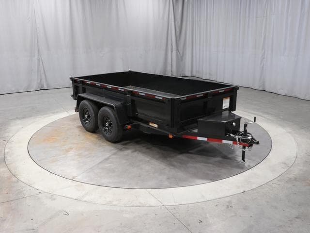 6×12 Dual Axle Dump Trailer 12K Heavy-Duty Capacity image 0