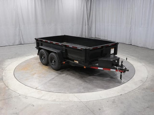6×12 Dual Axle Dump Trailer 12K Heavy-Duty Capacity image 0