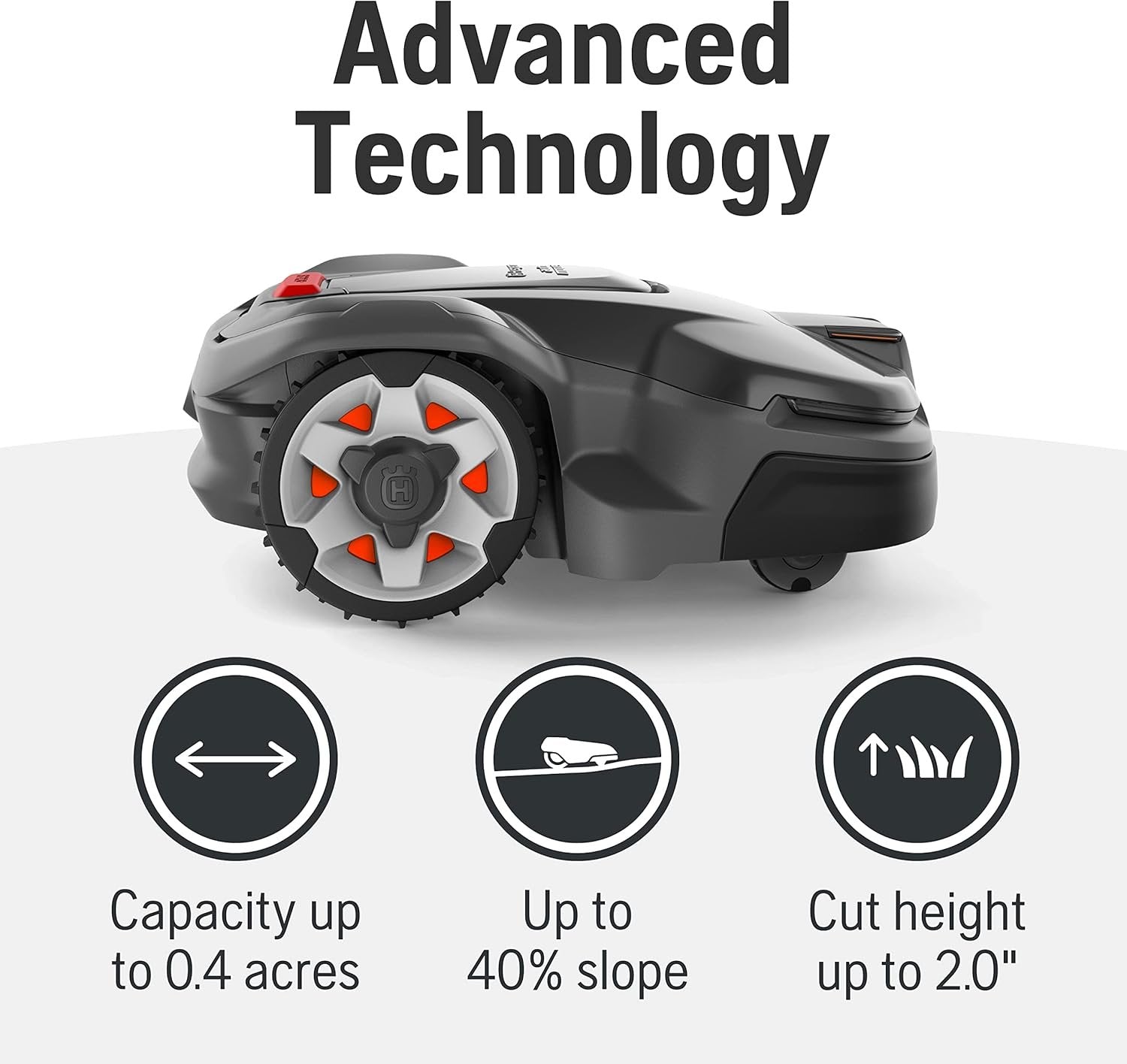 Husqvarna Automower 415X Robotic Lawn Mower with GPS, Self-Installation, 0.4 Acre image 6