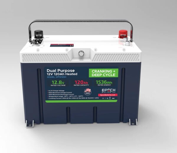 12V 120AH Group 27 LiFePO4 Battery Cranking & Deep Cycle Lithium Battery (Dual Purpose) image 10