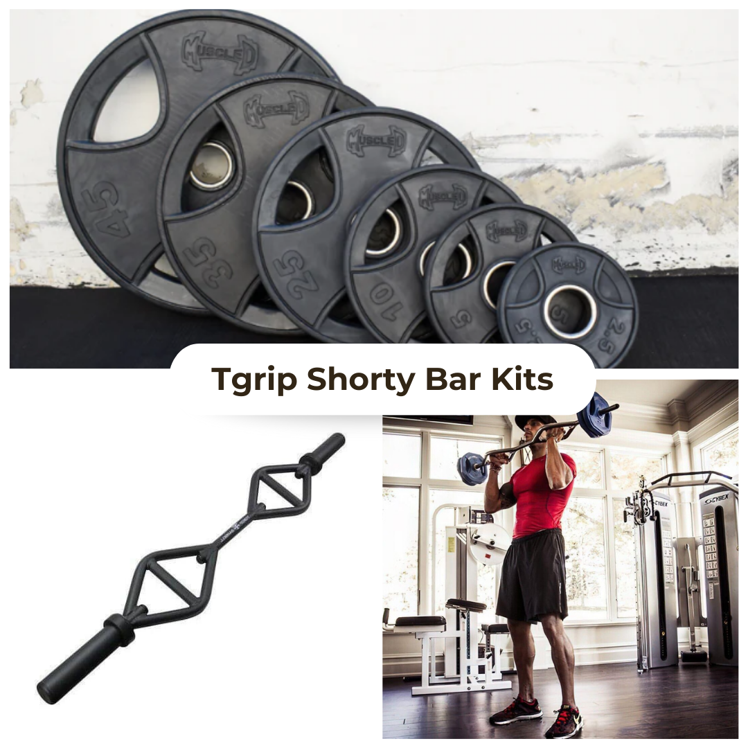 TGrip Shorty Bar Training Kits – Multi Grip – Functional Training – Football – Swiss – Neutral image 0