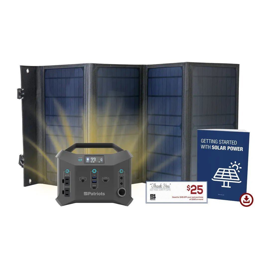 Patriot Power Sidekick Solar Generator & Solar Panel image 1