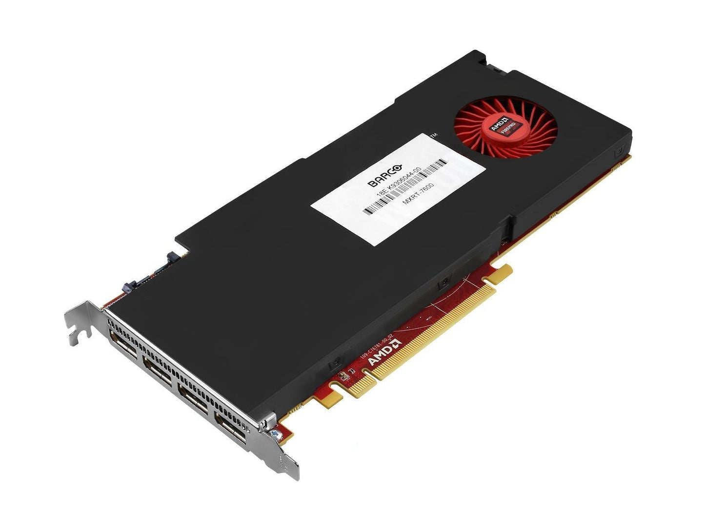 Barco MXRT-7600 8GB PCle 3.0 4DP Quad Head Graphic Card (K9306044) image 0