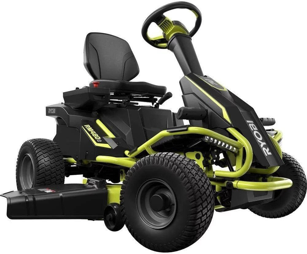 RYOBI 38″ Rear Engine Electric Riding Mower 100Ah Battery – Model RY48111 image 1