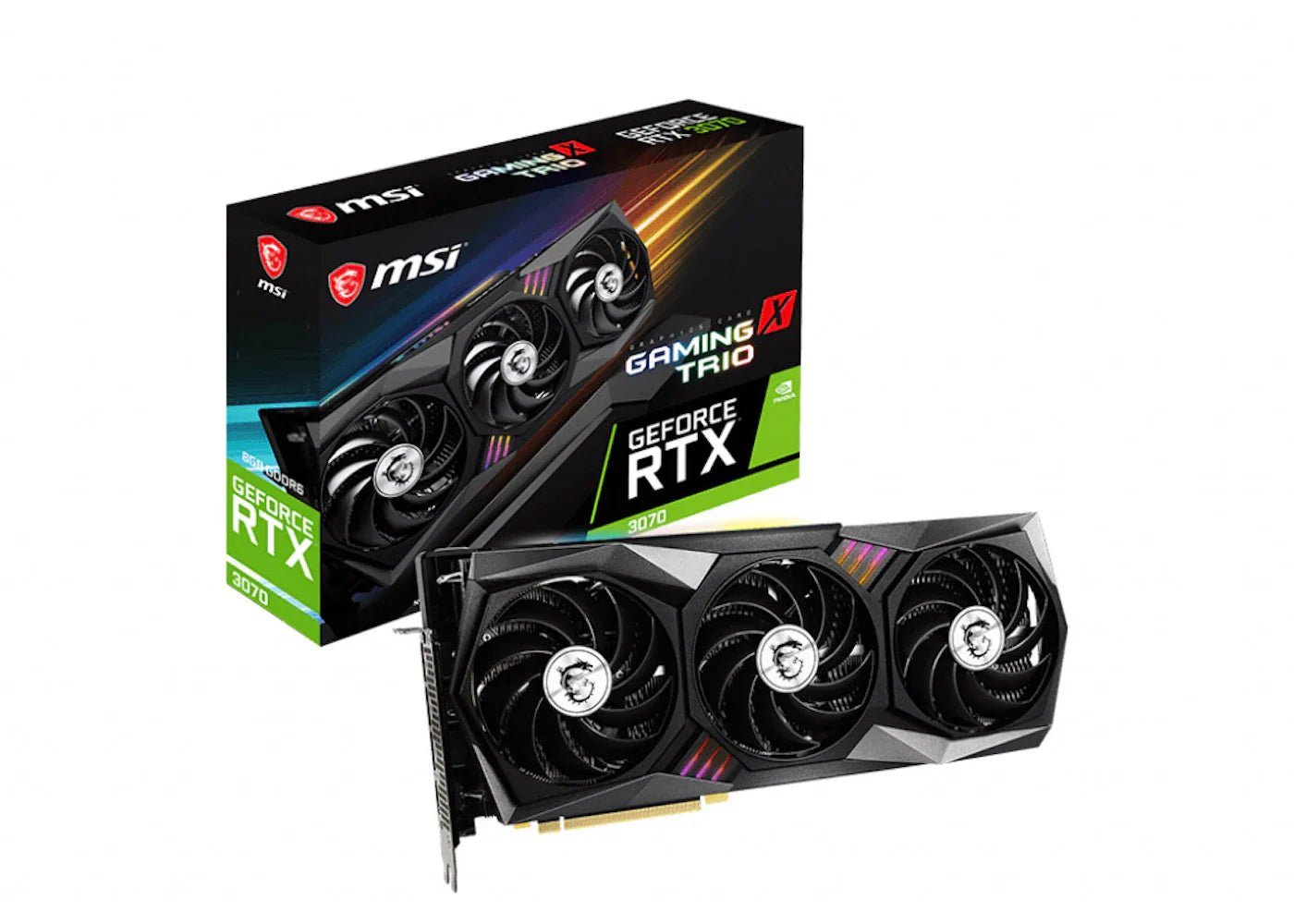 NVIDIA MSI GeForce RTX 3070 GAMING X TRIO 8G Graphics Card (GeForce-RTX-3070-GAMING-X-TRIO) image 0