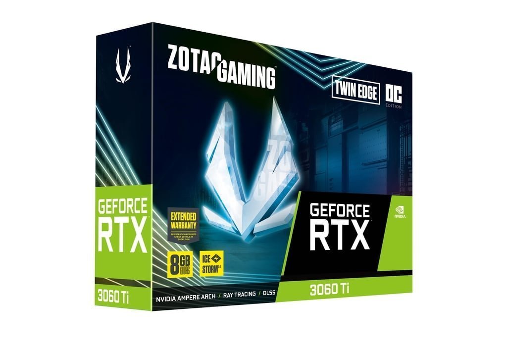 Zotac RTX 3060 Ti 8GB Graphics Card image 0
