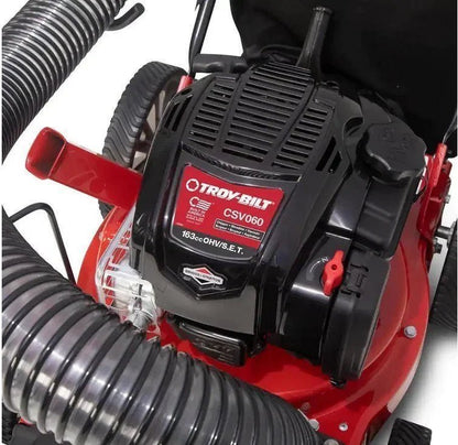 Troy-Bilt 24 in. Leaf Vacuum Head 1.5 in. Chipping Capacity Gas Powered Chipper Shredder Vacuum with High Rear Wheels image 1