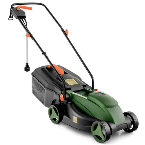Powerful 12-AMP Electric Lawn Mower, 13.5 Inch Adjustable Cutting Width image 0