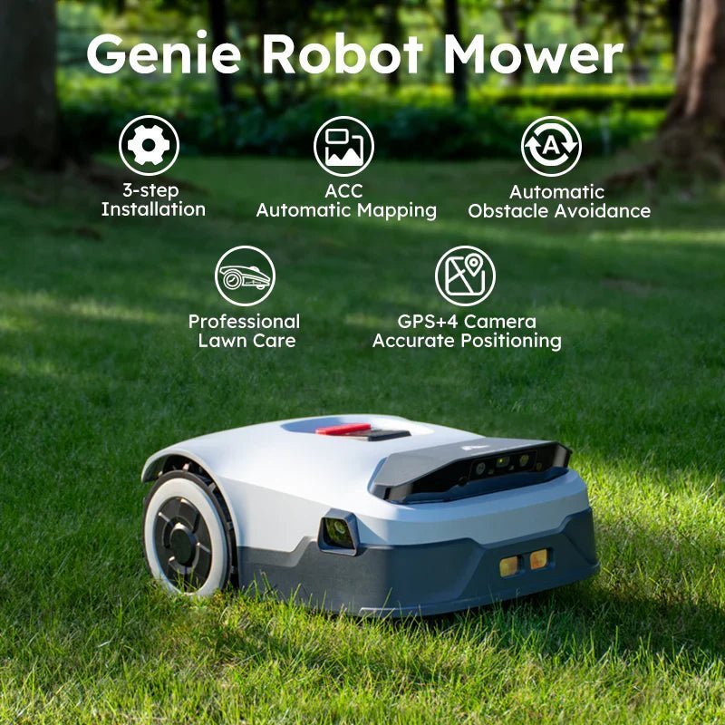 ANTHBOT Genie 3000: AI Robot Lawn Mower No Wire image 13