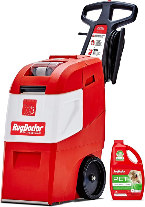 Rug Doctor X3 Commercial Carpet Cleaner Pet Pro Pack with Stain & Odor Removers image 0