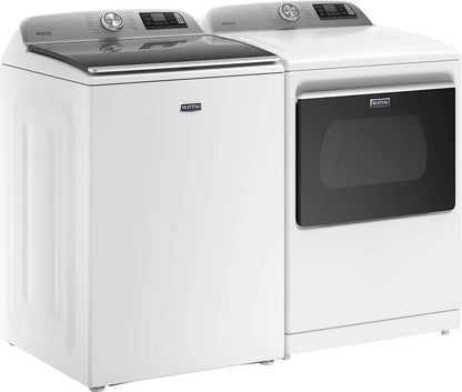 Maytag – 5.3 Cu. Ft. High Efficiency Smart Top Load Washer with Extra Power Button – White image 10