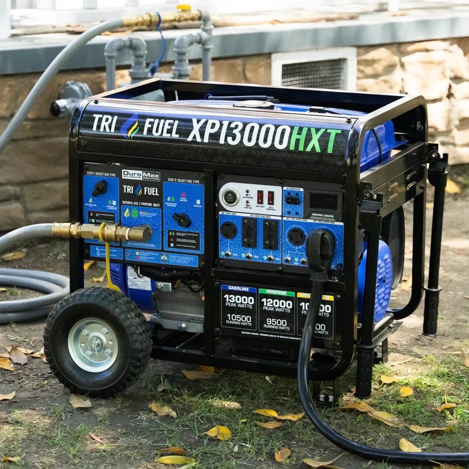 DuroMax XP13000HXT 13,000 Watt Electric Start Tri-Fuel Portable Generator w/ CO Alert image 1