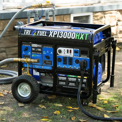 DuroMax XP13000HXT 13,000 Watt Electric Start Tri-Fuel Portable Generator w/ CO Alert image 1