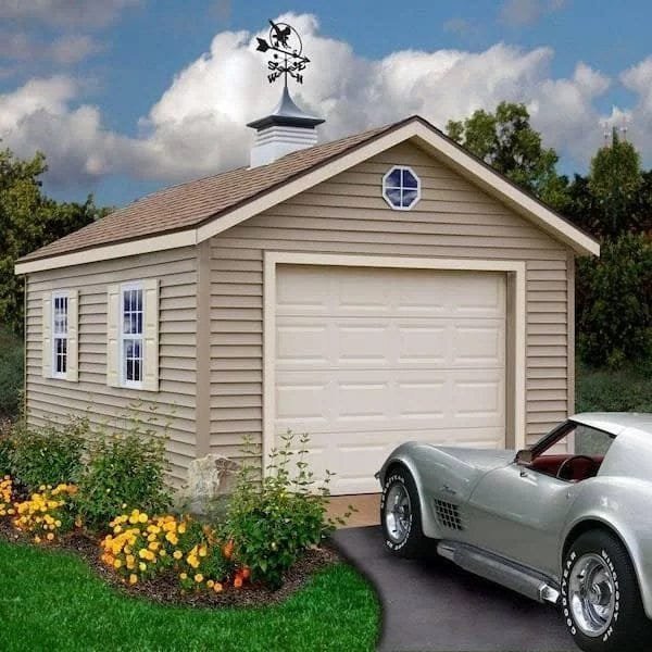 Best barns Greenbriar 12’x16′ Wood Garage Barn Kit-Installation Included image 2