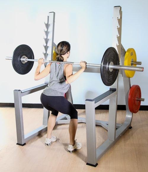 Commercial Squat Rack Kits – Muscle D Fitness – Gym Storage – Black / Silver image 5
