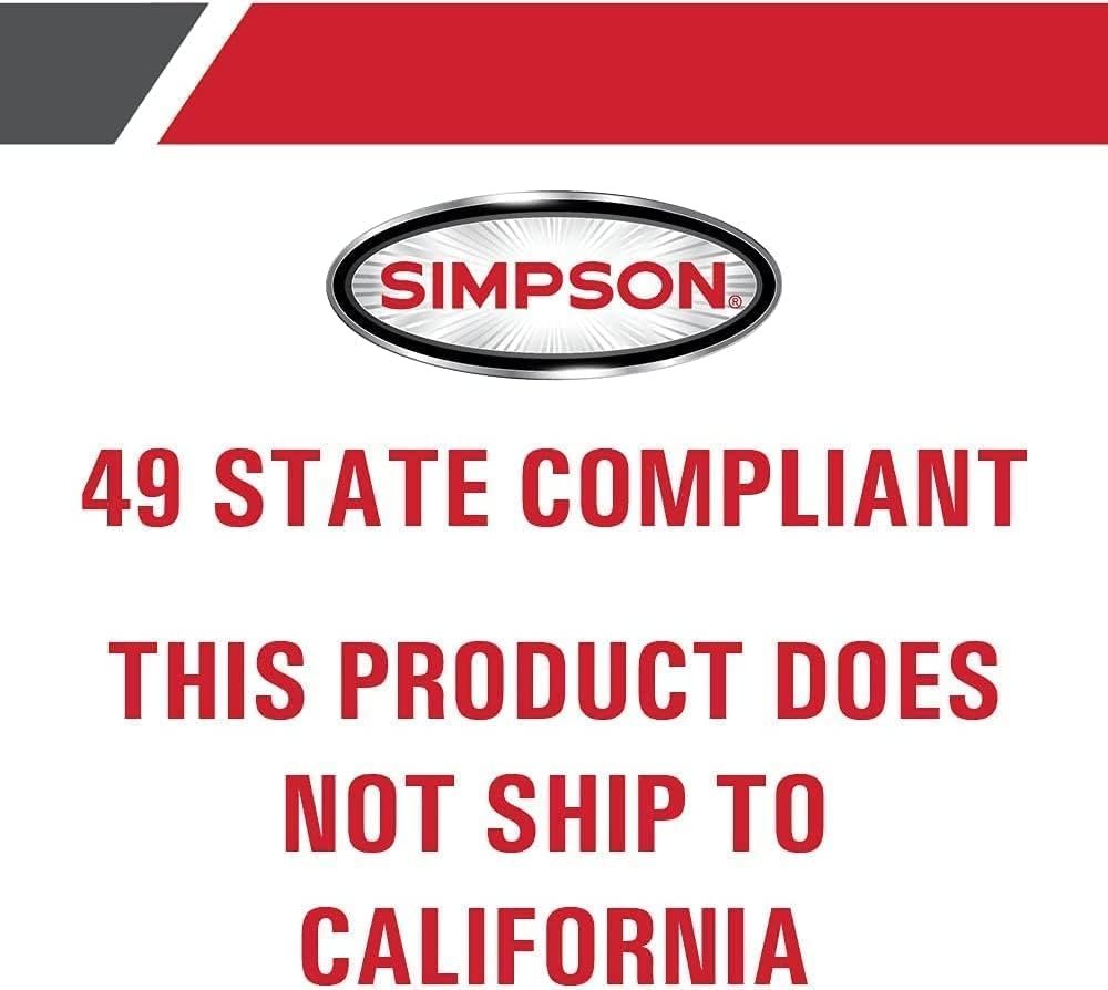 Simpson PowerShot PS60843 – 4400 PSI 4.0 GPM Commercial Gas Pressure Washer with 50 ft Hose | Cold Water, 49-State Compliant image 6