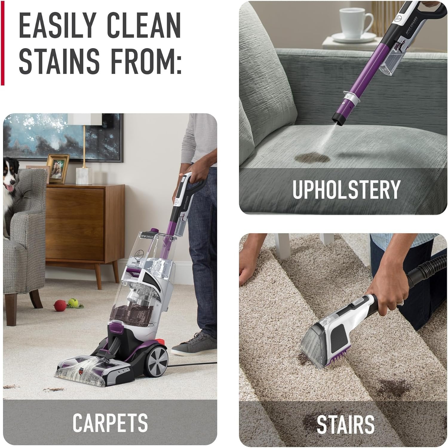 Hoover Smartwash Automatic Carpet Cleaner Machine, FH52000, Turquoise image 40
