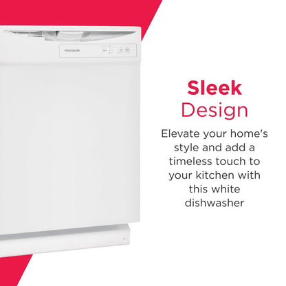 Frigidaire FDPC4221AW 24″ Built-In Dishwasher, Front Control, White image 4