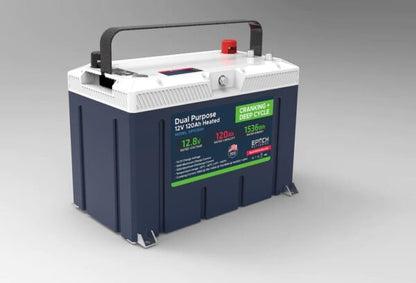 12V 120AH Group 27 LiFePO4 Battery Cranking & Deep Cycle Lithium Battery (Dual Purpose) image 9