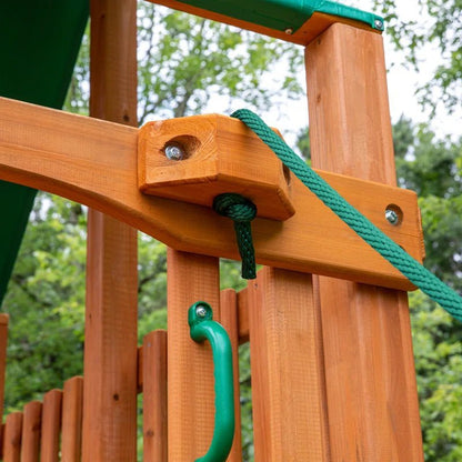 Pioneer Peak Swing Set with Clatter Bridge and Tire Swing image 3
