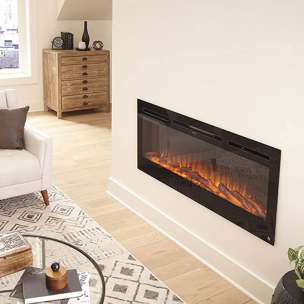 The Sideline 50 Inch Recessed Smart Electric Fireplace 80004 image 2