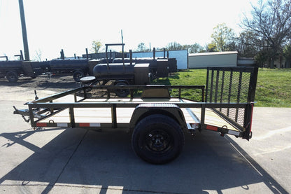 6′ 4″ x 10 Utility Trailer Dovetail Powder Coated With Gate 3,500lb Axle image 4