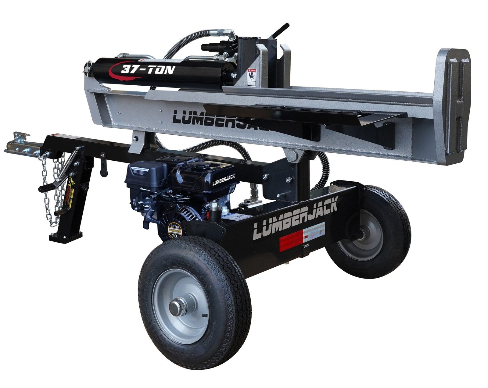Lumber Jack 37-Ton Gas Log Splitter 208cc OHV Engine (YTL-050-494) image 0