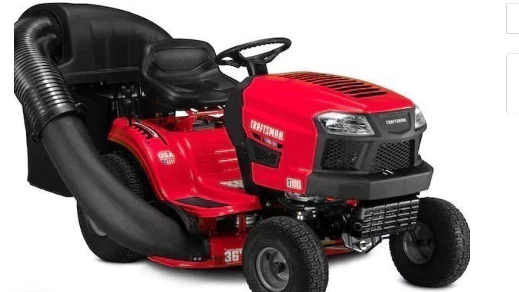 CRAFTSMAN T100 36″ 11.5-HP Riding Lawn Mower image 3