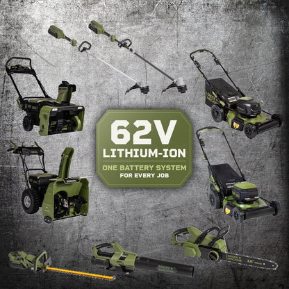 Green Machine 62V 23-Inch Self-Propelled Brushless Cordless Electric Lawn Mower, Includes Two 4.0Ah Batteries and Rapid Charger image 6