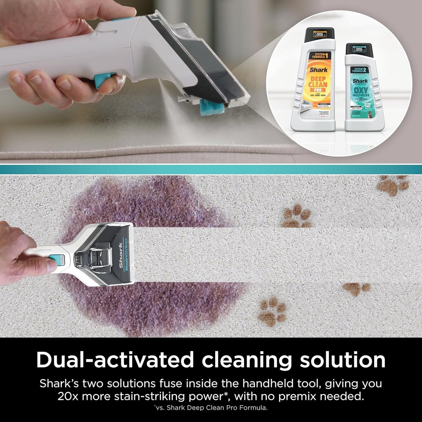 Shark CarpetXpert Carpet & Upholstery Cleaner with StainStriker, EX201 image 31
