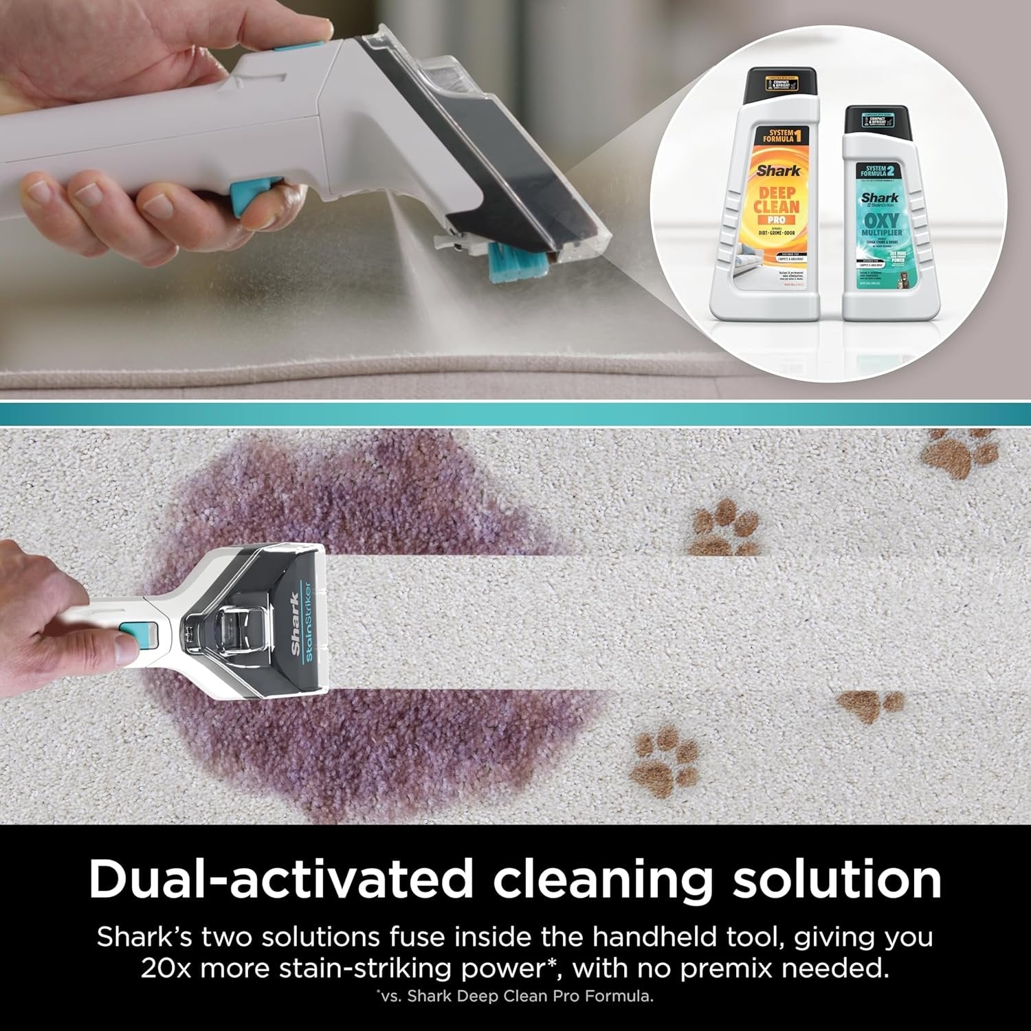 Shark CarpetXpert Carpet & Upholstery Cleaner with StainStriker, EX201 image 31