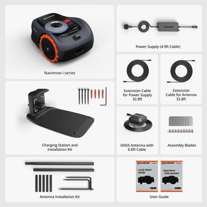 Segway Navimow i105N Robot Lawn Mower, AI Mapping, Perimeter Wire-Free, App Control image 6