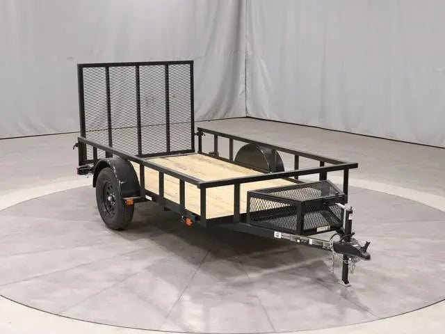 5.5 X 10 Carry-On Utility Pipe Top w/ Mesh Tongue Box Trailer image 0