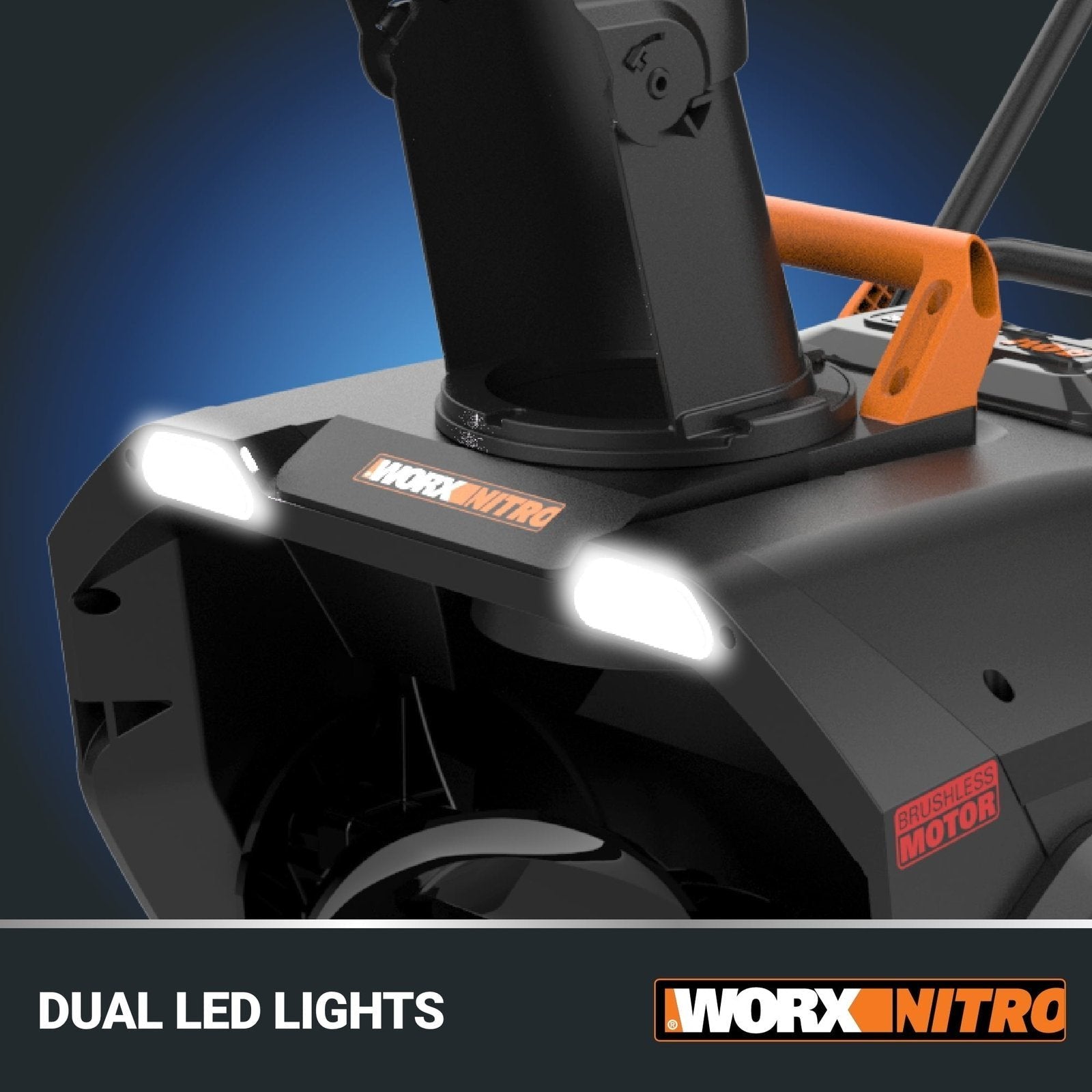 Worx WG471 40V Power Share 20″ Cordless Snow Blower with Brushless Motor image 7