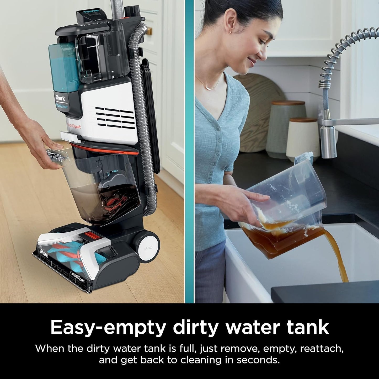 Shark CarpetXpert Carpet & Upholstery Cleaner with StainStriker, EX201 image 34