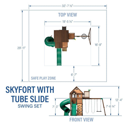 Skyfort II With Spiral Tube Slide image 2