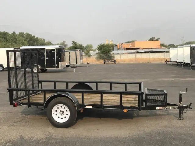 5.5 X 10 Carry-On Utility Pipe Top w/ Mesh Tongue Box Trailer image 3