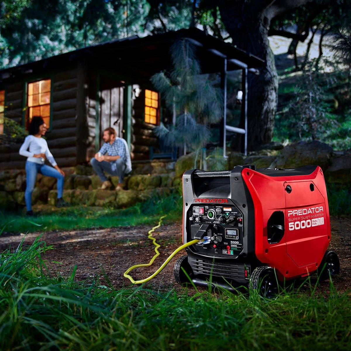 Predator 5000 Watt Dual-Fuel SUPER QUIET Inverter Generator with Remote Start and CO SECURE Technology image 2