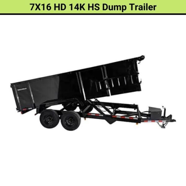 Triple Crown 7X16 HD 14K HS Dump Trailer | D7X16HD14KHS image 0